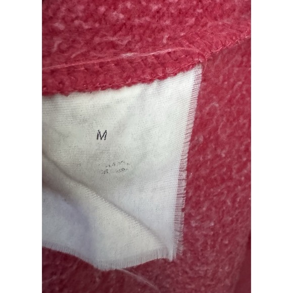 Vtg 90s Red Chicago Bulls Crewneck Sweatshirt Sz Medium (M) Team Hanes NBA - Picture 4 of 8